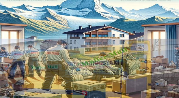 Räumung einer Wohnung durch Gerichtsvollzieher in der Schweiz