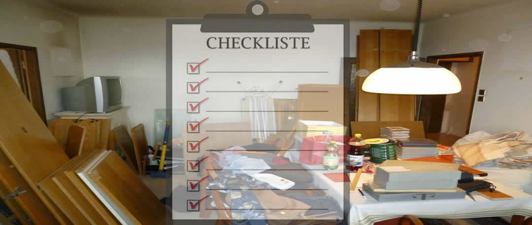 Checkliste Hausräumungen