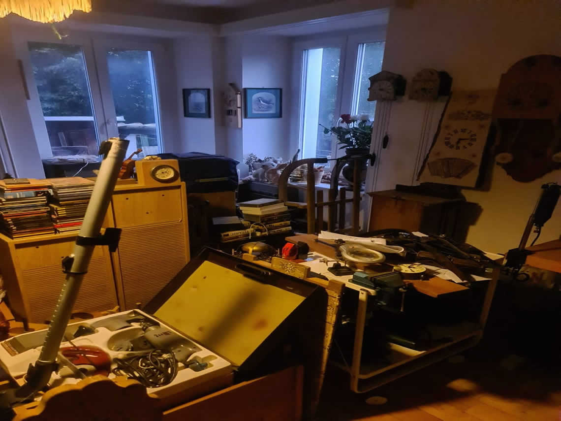 Wie lange dauert es eine Messie Wohnung räumen